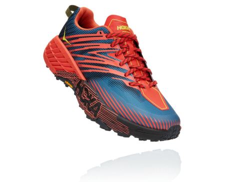 Hoka One One Speedgoat 4 - Tenis Corrida Largos Homem Azuis | PT-HKrSyjU